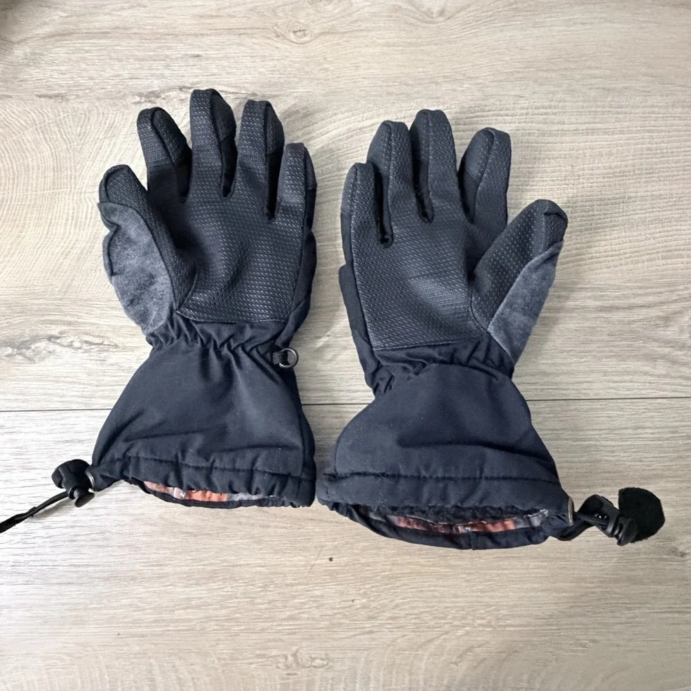 Marmot Black Winter Gloves Womens Ski Snow Outdoor Thermal Warm Grip Small‎
